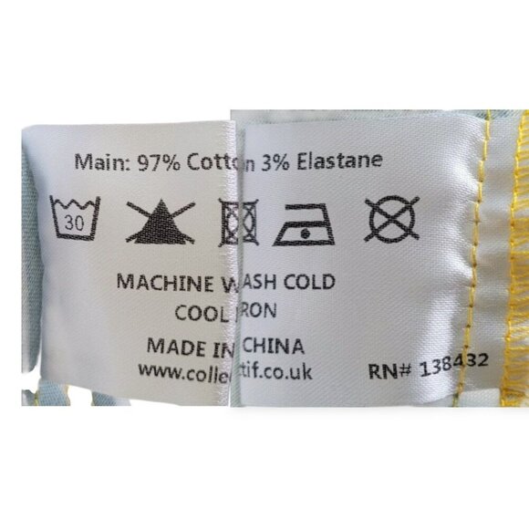 Collectif Modcloth Rainbow Stripe Retro Rockabilly 50s Vintage A-Line Skirt S - Picture 10 of 11